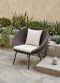 Artificial rattan coffee table set