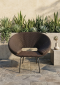 artificial rattan chair
