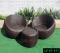 Artificial rattan living room sofa set