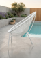 Artificial rattan chair