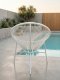 Artificial rattan chair