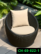 artificial rattan chair