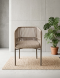 artificial rattan chair