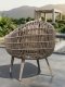 artificial rattan chair