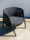 Synthetic rattan living room set