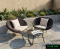 Artificial rattan coffee table set
