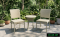 Artificial rattan dinner set