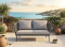 Artificial rattan living room sofa set
