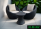 Synthetic rattan living room set