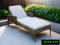 Rattan Sun Lounger/Bed
