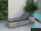 Rattan Sun Lounger/Bed