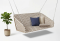 artificial rattan swing