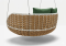 artificial rattan swing