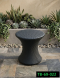 Artificial rattan side table