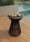 Artificial rattan dinner set