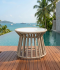 Outdoor Woven Rope Dining/Coffee Set