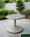 Artificial rattan side table