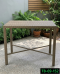Artificial rattan center table