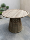 Artificial rattan dinner set