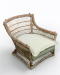 artificial rattan swing