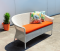 Artificial rattan living room sofa set