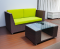 Artificial rattan living room sofa set