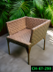 Artificial rattan chair