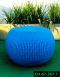 artificial rattan stool chair