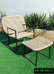 Artificial rattan rocking chair