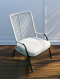 Woven rope chair
