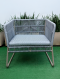 Artificial rattan chair