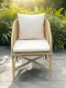 artificial rattan chair