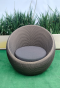 Artificial rattan dinner set