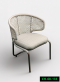 artificial rattan chair