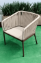 Artificial rattan dinner set