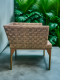 Artificial rattan chair
