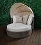 Artificial rattan living set