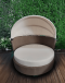 Artificial rattan living set