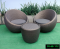 Artificial rattan dinner set