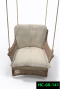 artificial rattan swing