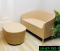 Artificial rattan living room sofa set