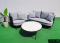 Artificial rattan living room sofa set