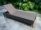 Rattan Sun Lounger/Bed