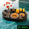 Artificial rattan floating tray