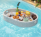 Artificial rattan floating tray