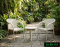 Artificial rattan coffee table set