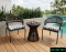 Artificial rattan dinner set