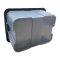 กล่องพลาสติก กล่องเก็บของ มีฝาปิด 3020M สีเทา 45.5x59x30.5 ซม