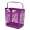 ตะกร้าผ้าพลาสติก 1051 สีม่วง ขนาด 38x29.5x37 ซม