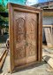 Classic English Carved Teak Door